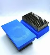 6 Inch Wood Handle Brass Brush for Stone Cleaning Polishing and Maintenance