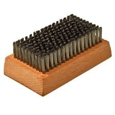 Brown Handle Stiff Brass Bristle Brush for Industrial Strength Cleaning and Scrubbing