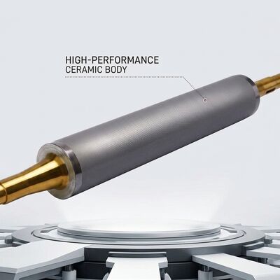 High Line Count Ceramic Anilox Roller 30-2000 LPI Micro Gravure Coating Machine Anilox Roll